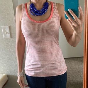 Orange sleeveless top- Banana Republic